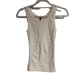 Spanx off white cami camisole tank top shapewear size Lg